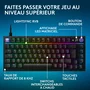 Logitech G G316 X - Clavier gamer filaire 75 % AZERTY - Noir
