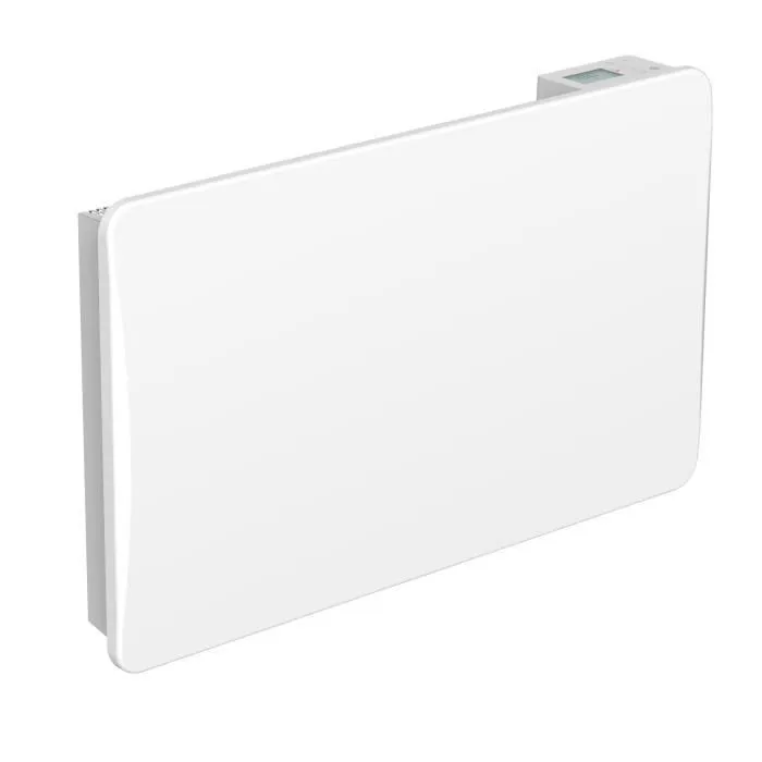 Warm Tech - Radiateur électrique à inertie céramique 1500W, programmable, chauffage pour pièce jusqu'à 60 m³, design moderne, blanc 230V