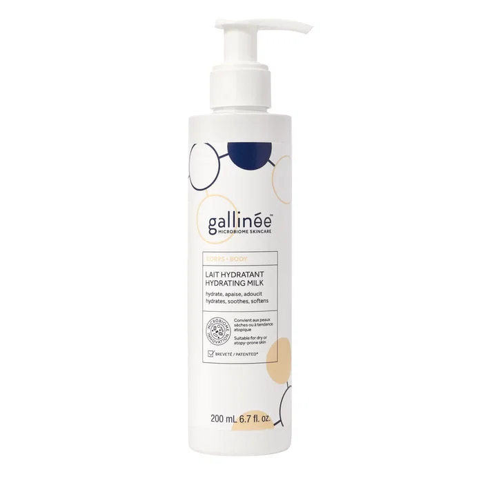 Gallinee Lait corporel hydratant aux prébiotiques, probiotiques et postbiotiques 200 ml Gallinee Lait corporel hydratant aux prébiotiques, probiotiques et postbiotiques 200 ml