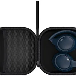 CGV SonicVibe ANC Casque Bluetooth avec Réduction Active du Bruit, Microphone Intégré, Égaliseur Personnalisable, Application Tuya, Bleu