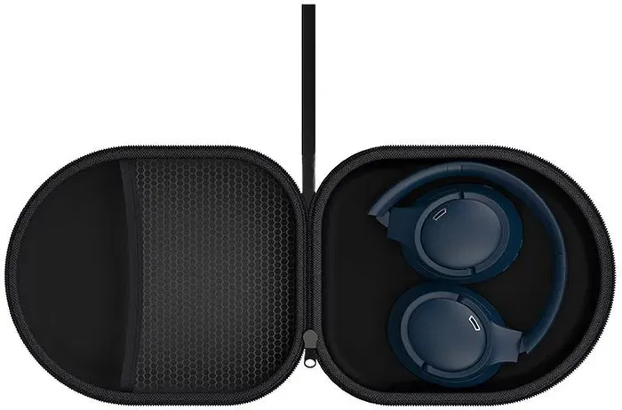 CGV SonicVibe ANC Casque Bluetooth avec Réduction Active du Bruit, Microphone Intégré, Égaliseur Personnalisable, Application Tuya, Bleu