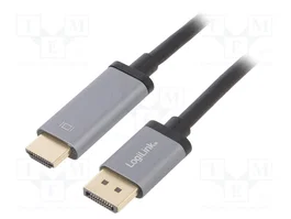 LOGILINK Câble DisplayPort 1.2 vers HDMI 2.0, 2m