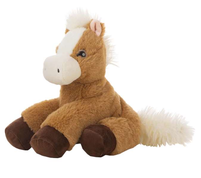 Creaciones Lloris Piu 32 cm - Cheval et Âne en Peluche - Jouet en Polyester pour Enfants dès 3 Ans