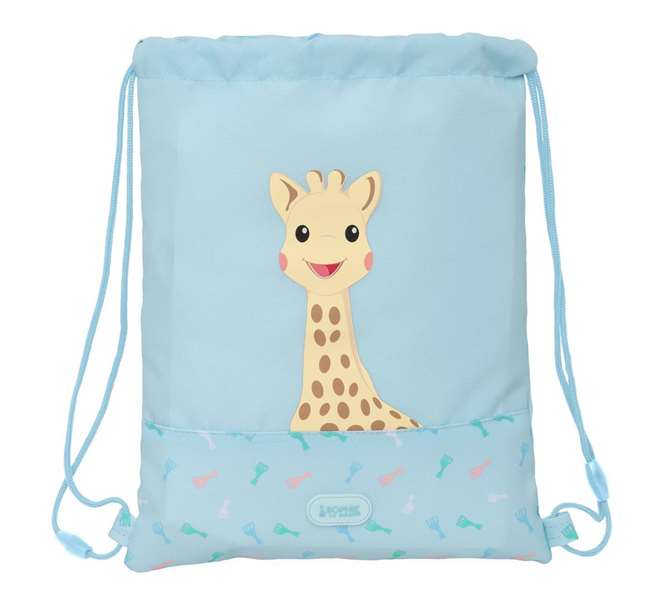 Safta Sac de couchage plat enfant imperméable junior Sophie La Girafe Dreams, dimensions 26x34x1 cm, recommandé à partir de 3 ans