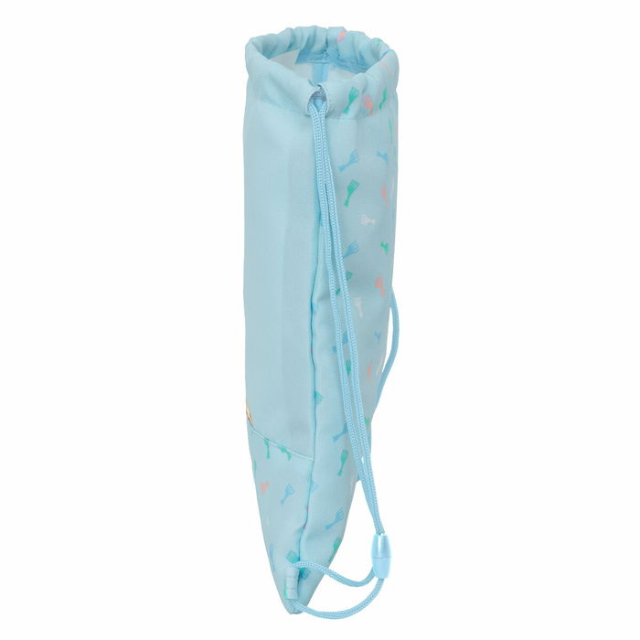 Sac à dos serré par des ficelles Sophie la Girafe Bleu 26 x 34 x 1 cm