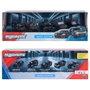 MAJORETTE Pack de 5 voitures noires mates 1:64