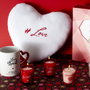 The Concept Factory Cojín Terciopelo Corazón avec broderie #Love