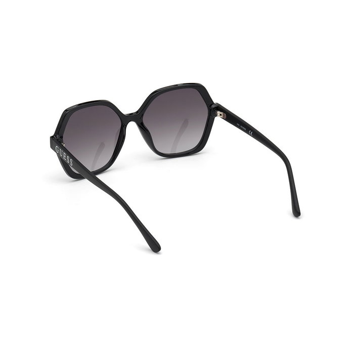 Guess Gafas GU7698 01B Lunettes de Soleil Femme Monture Noire Brillante Verres Fumés Dégradés 140 mm