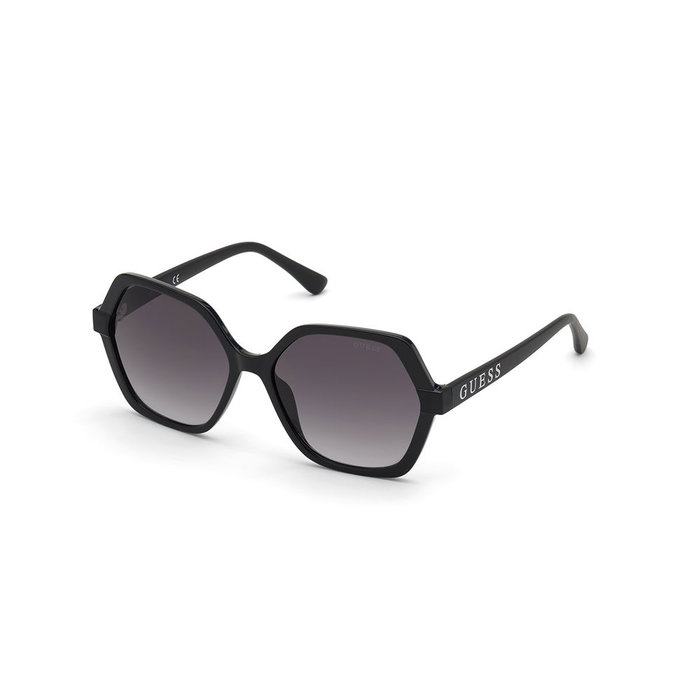 Guess Gafas GU7698 01B Lunettes de Soleil Femme Monture Noire Brillante Verres Fumés Dégradés 140 mm