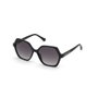 Guess Gafas GU7698 01B Lunettes de Soleil Femme Monture Noire Brillante Verres Fumés Dégradés 140 mm