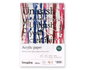 Innspiro Set de 2 blocs de papier acrylique A3 et A4, 12 pages de 400g
