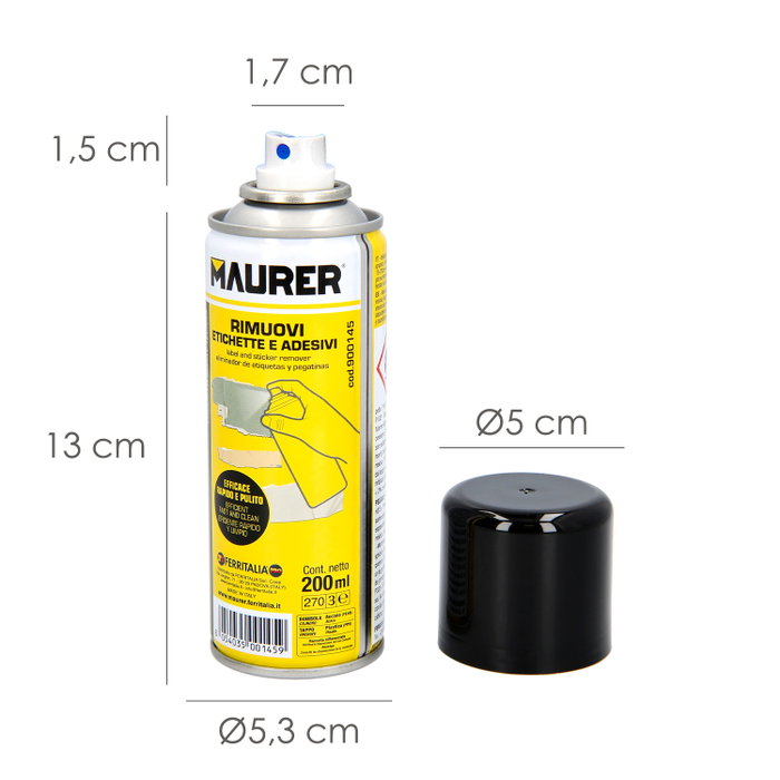 MAURER Spray Elimina Etiquetas / Adhésifs 200 ml