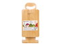 Kinvara Set de 4 planches en bambou avec support et anse 14x20 cm (Set de 6)