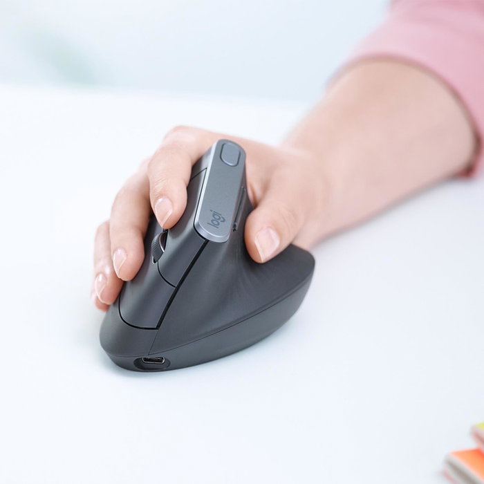 Logitech MX Vertical - Souris ergonomique sans fil Graphite