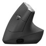 Logitech 910-005448 Souris Ergonomique MX Vertical Advanced sans fil, Bluetooth, USB-C, pour bureautique, Gris