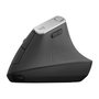 Logitech 910-005448 Souris Ergonomique MX Vertical Advanced sans fil, Bluetooth, USB-C, pour bureautique, Gris