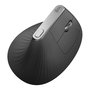 Logitech 910-005448 Souris Ergonomique MX Vertical Advanced sans fil, Bluetooth, USB-C, pour bureautique, Gris