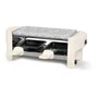 Livoo Raclette DOC369C pour 2 personnes avec plaque grill granite
