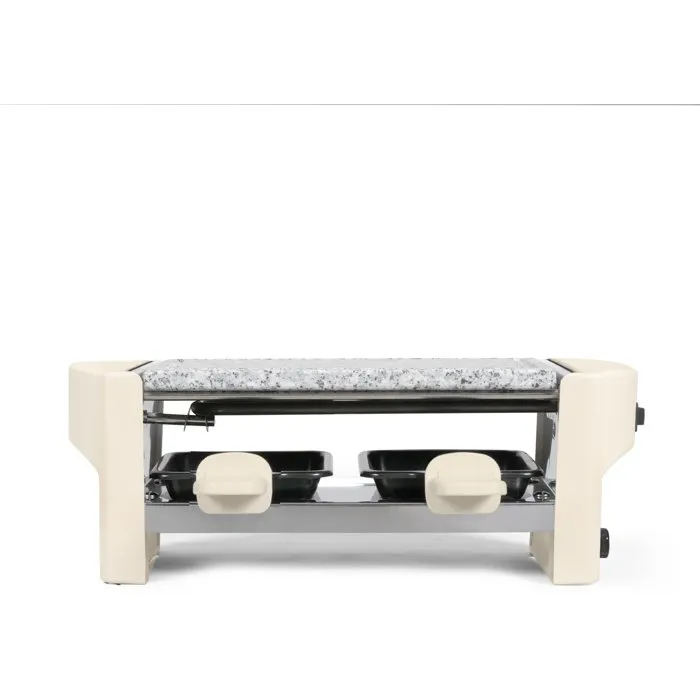 Livoo Raclette DOC369C pour 2 personnes avec plaque grill granite