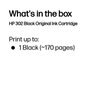 HP 302 Cartouche d’encre noire authentique