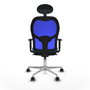 Piqueras y Crespo Chaise de Bureau 1D086N1 Bleu clair
