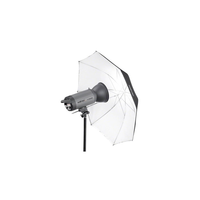 Walimex Parapluie 2in1 Reflex & Translucent blanc 84cm Walimex Parapluie 2in1 Reflex & Translucent blanc 84cm