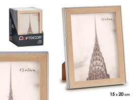 GIFTDECOR Porte-photo 15x20cm Plata-Natural