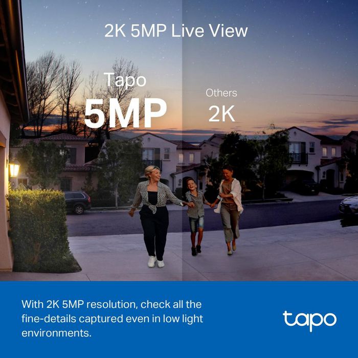 TP-Link Tapo D230S1 Kit Sonnette Vidéo Intelligente avec Caméra 2K 5MP, Vision Nocturne Couleurs, Détection IA Personne/Véhicule, Batterie, Chime Intérieur TP-Link Tapo D230S1 Kit Sonnette Vidéo Intelligente avec Caméra 2K 5MP, Vision Nocturne Couleurs, Détection IA Personne/Véhicule, Batterie, Chime Intérieur