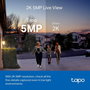 TP-Link Tapo D230S1 Kit Sonnette Vidéo Intelligente avec Caméra 2K 5MP, Vision Nocturne Couleurs, Détection IA Personne/Véhicule, Batterie, Chime Intérieur