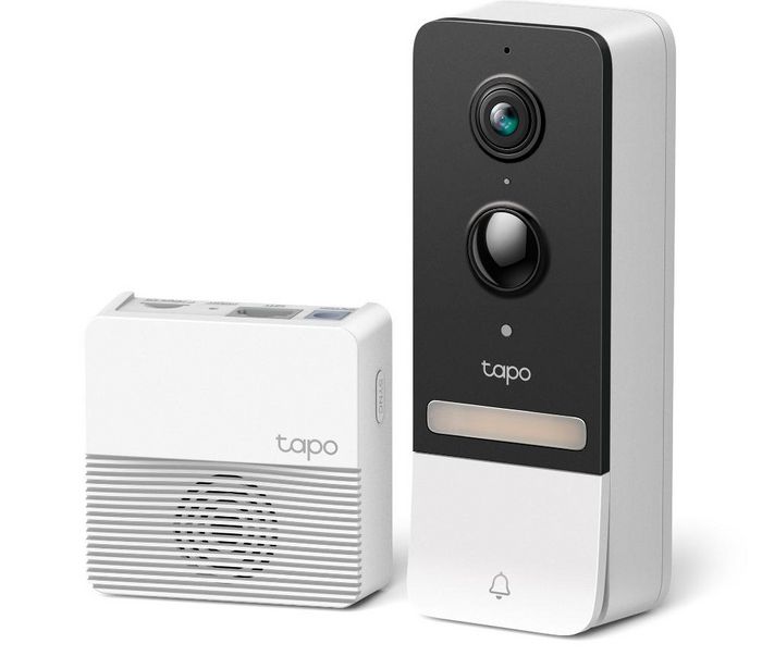 TP-Link Tapo D230S1 Kit Sonnette Vidéo Intelligente avec Caméra 2K 5MP, Vision Nocturne Couleurs, Détection IA Personne/Véhicule, Batterie, Chime Intérieur TP-Link Tapo D230S1 Kit Sonnette Vidéo Intelligente avec Caméra 2K 5MP, Vision Nocturne Couleurs, Détection IA Personne/Véhicule, Batterie, Chime Intérieur