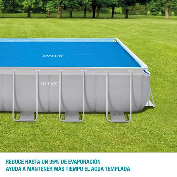 Intex Bâche solaire pour piscine frame rectangulaire 378x186 cm PVC Intex Bâche solaire pour piscine frame rectangulaire 378x186 cm PVC