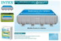 Intex Bâche solaire pour piscine frame rectangulaire 378x186 cm PVC