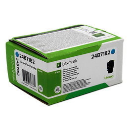 Lexmark 24B7182 Cartouche Cyan pour 6000 pages, Toner d'origine