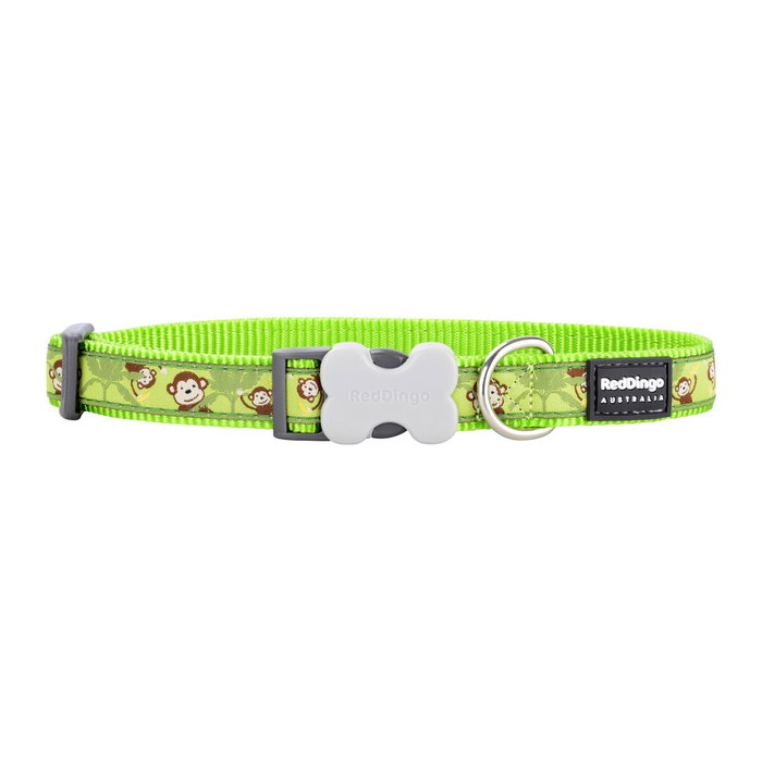 Collier pour Chien Red Dingo STYLE MONKEY LIME GREEN 31-47 cm Collier pour Chien Red Dingo STYLE MONKEY LIME GREEN 31-47 cm