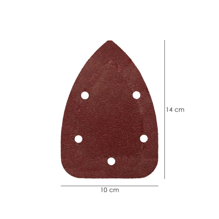 Wolfpack Linea Profesional Feuilles de ponçage Delta Velcro Grain 120 (Pack de 10)