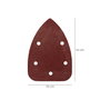 Wolfpack Linea Profesional Feuilles de ponçage Delta Velcro Grain 120 (Pack de 10)