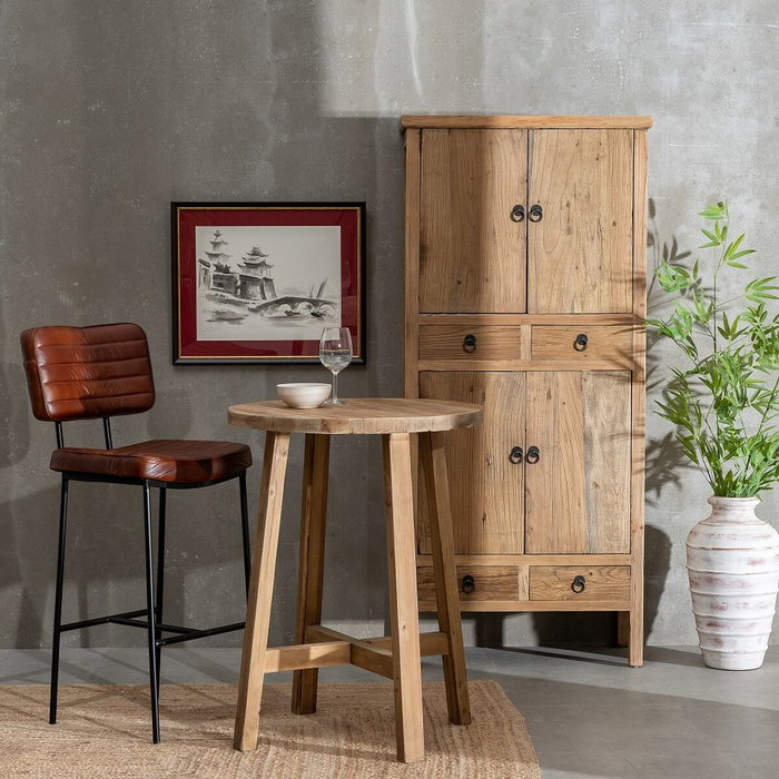 BigBuy Home Table Naturel 70 x 70 x 90 cm BigBuy Home Table Naturel 70 x 70 x 90 cm