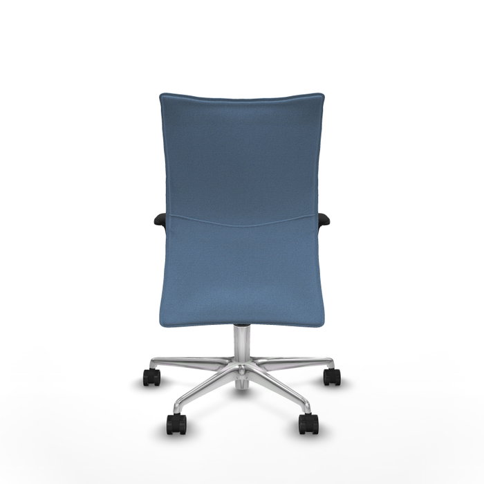 Piqueras Y Crespo Chaise Albacete confidente, Bleu ciel, Mécanisme Sincro, Base Aluminium Piqueras Y Crespo Chaise Albacete confidente, Bleu ciel, Mécanisme Sincro, Base Aluminium