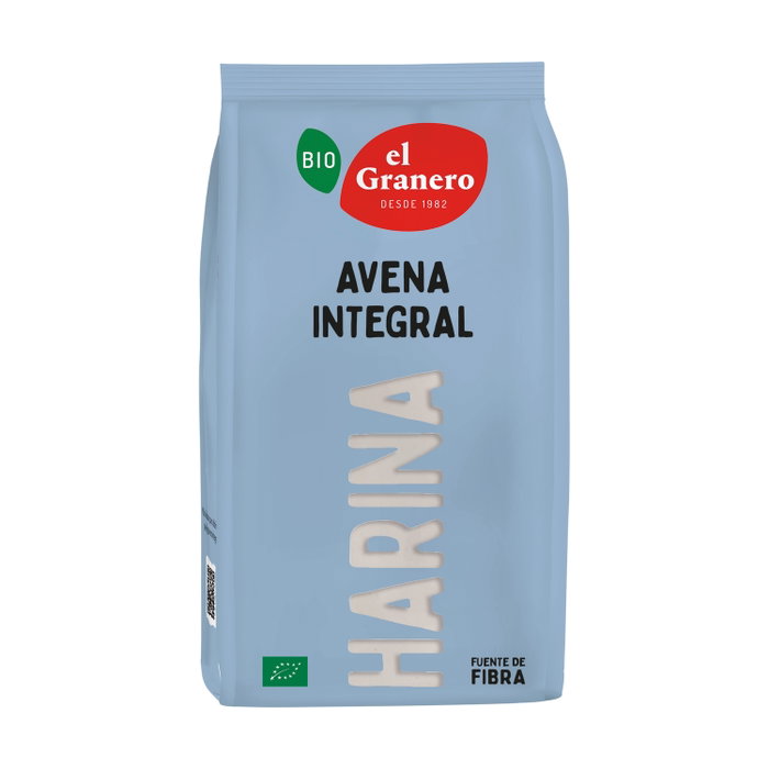 El Granero Harina de avena integral Bio 1 kg El Granero Harina de avena integral Bio 1 kg