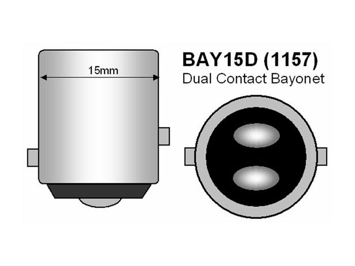 M-Tech Bay15D P21-5W Clar 12V 5W 300h 10 Unités