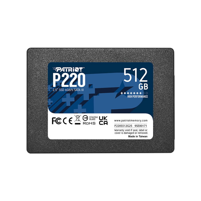 Disque dur Patriot Memory P220 512 GB SSD Disque dur Patriot Memory P220 512 GB SSD