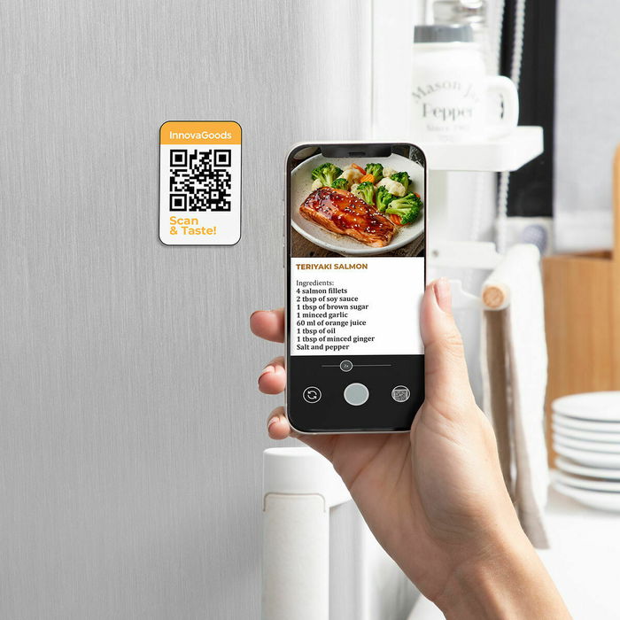 Pack Friteuse à Air et Panier en Silicone Pliable InnovaGoods