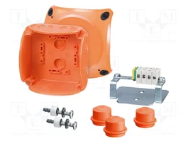 HENSEL Boîtier électrique ENYCASE® anti-feu orange