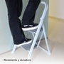 Hantums Tabouret en acier 2 peldaños Max. 150kg
