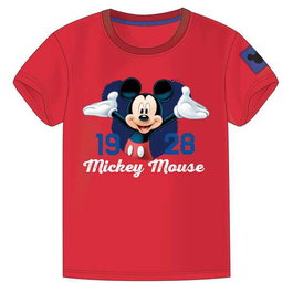 Safta Lot de 2 T-shirts Enfant à motifs Mickey Mouse 'Only One' - 3-8 ans - Modèles assortis