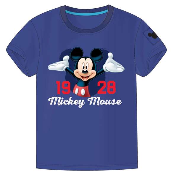 Safta Lot de 2 T-shirts Enfant à motifs Mickey Mouse 'Only One' - 3-8 ans - Modèles assortis
