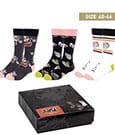 Cerdá Pack de 3 paires de chaussettes Otaku Multicolore Taille 40-46