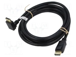 GOOBAY Câble DisplayPort 2.1 3m avec connecteurs 90°