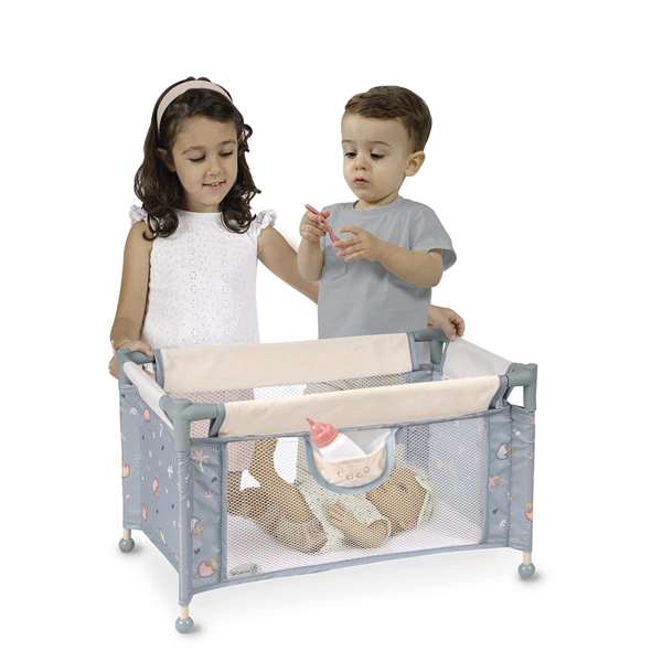 Decuevas coco - Cuna de viaje pour poupées jusqu'à 46 cm, dimensions 50x29x30 cm