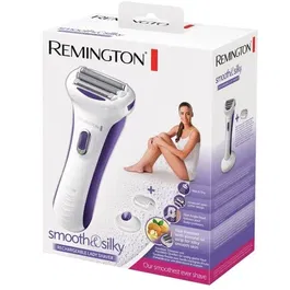 Remington WDF5030 Rasoir Électrique Femme Étanche Rechargeable Smooth Silky, Bande Hydratante à l'Huile d'Amande